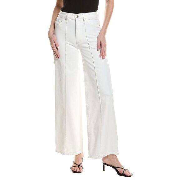 DL1961 Denim - Dl1961 Womens Hepburn White Pintuck Jean, White